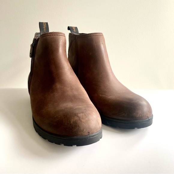 Dubarry of Ireland Brown Gortex Side Zip Low Short Ankle Boots Size 38 - Picture 1 of 16